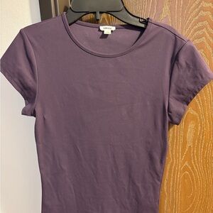 Garage Perky Plum Purple Short Sleeve Tee - Size Small